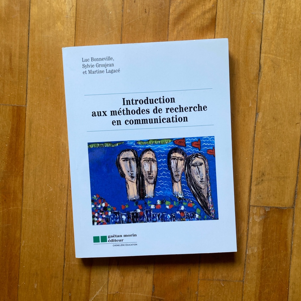Introduction aux méthodes de recherche en communication TÉLUQ SOC 1012